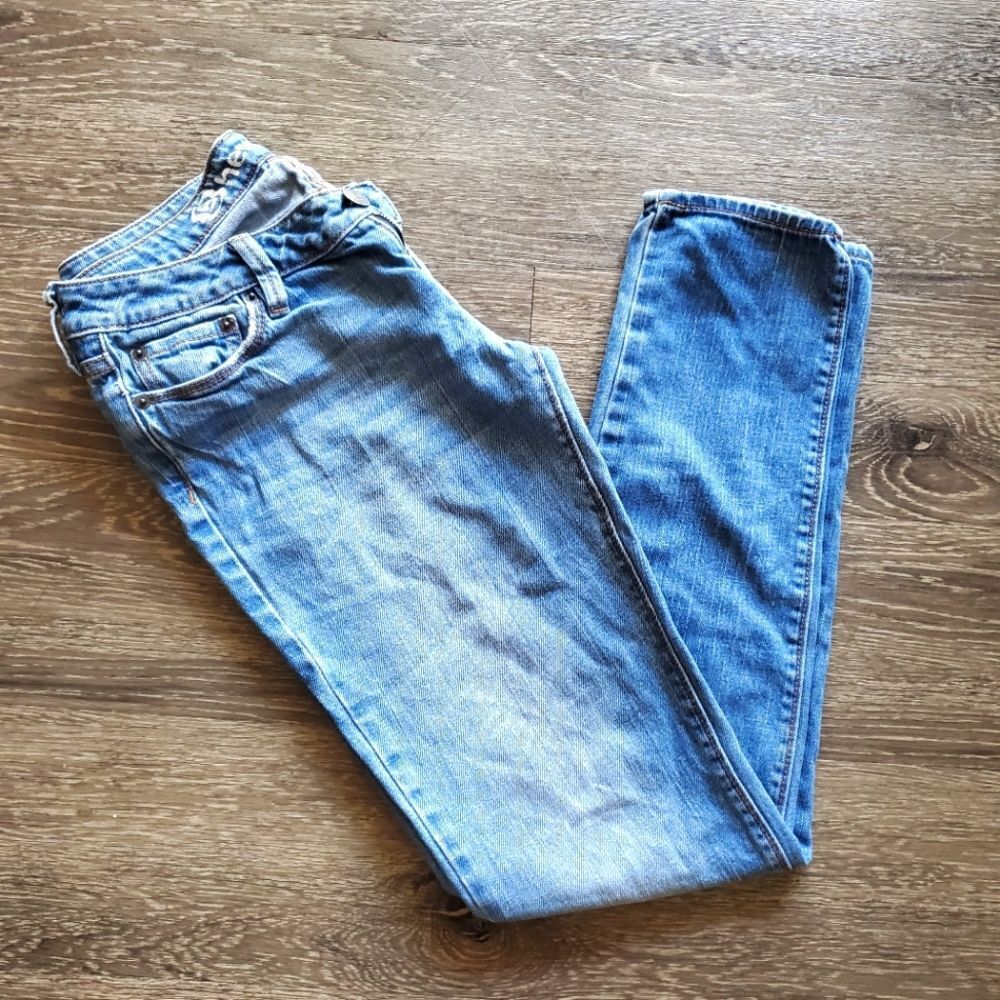 B Hermosa Bullhead Y2K Vintage Women's Super Skinny Denim Blue Jeans Size 3